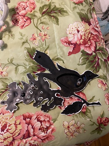 VTG DART INC 3931 7037 7038 3 PIECE BIRDS & WALL SCONCE GROUP WALL HANGING M USA - Picture 11 of 24