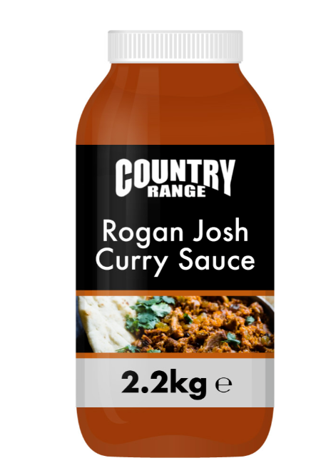 Country Range Rogan Josh Curry Sauce 1 x 2.2kg - FREE DPD DELIVERY