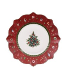 Villeroy & Boch, Toy's Delight, Piatto Dessert Rosso 24cm, Porcellana