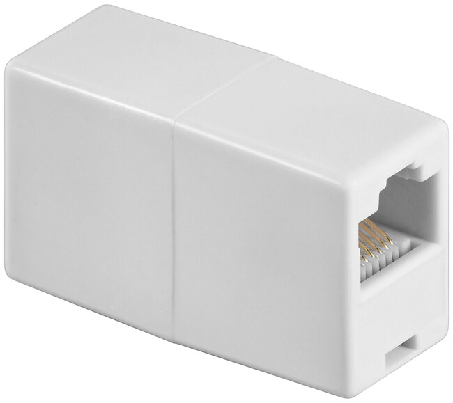 Thumbnail - 5x Isdn Adapter ; Tel Adap Rj45/8p8c 2xf Jack/jack Whit Sb