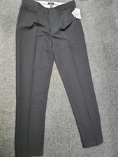 Forever 21 Dress Pants Mens Size 32 Black Funeral Work Office NEW W TAGS