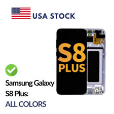 Samsung Galaxy S8 Plus G955 OLED Touch Screen w/ Frame All Colors