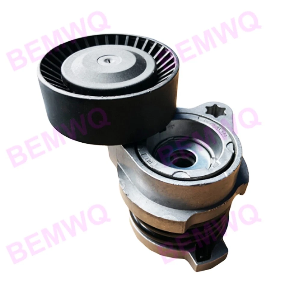 3Pcs Tensioner Assembly+Pulley+Drive Belt KIT for BMW 745i 745Li 750i 750Li 760i - Image 2 of 4