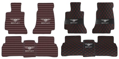 For Bentley Car Floor Mats Mulsanne Continental GT Flying Spur Bentayga Carpets