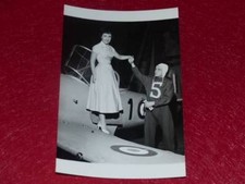 VINTAGE GERMAINE ROGER PHOTO BACKGROUND CHEVALIER DU CIEL LUIS MARIANO 1955