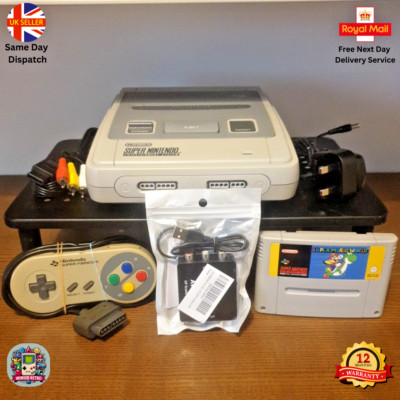 Nintendo, Super Nintendo (SNES), Super Mario World, Controller, spielbereit