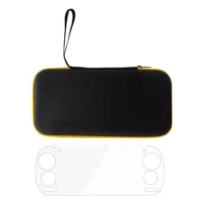 Carrying Case for Retroid Pocket 5 Game Console Bag Shockproof & Tempered Film