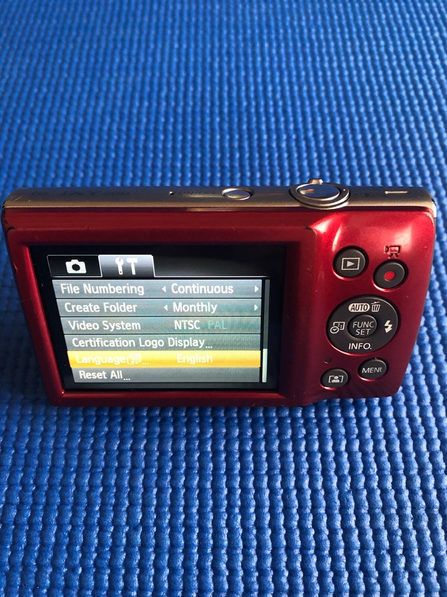 Buy Canon PowerShot IXY 200 Digital Camera Red Express
