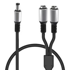 2.1mm DC Splitter Cable DC Power Female to Male Splitter Adapter Cable 5.5mm ...