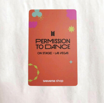 BTS Permission to Dance PTD On Stage LAS VEGAS Lucky Draw