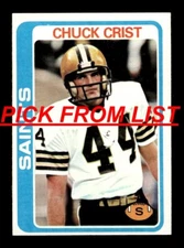 1978 Topps Football 1-256 EX+/EX-MT+ Pick From List All PICTURED