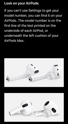 Apple AirPods 3rd Generation Replacement Earbud (Right Ear Only