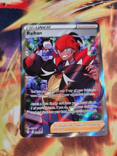 Raihan 202 203 Full Art Trainer Evolving Skies Pokemon Card PACK 