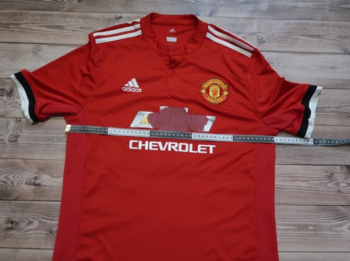 ⚽Adidas Football Shirt Manchester United Ibrahimovic Soccer Jersey, Men`s Size L - Picture 18 of 19