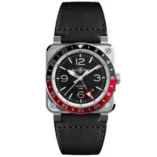 Bell  Ross BR 03-93 GMT Black Dial 42MM Men's Watch BR0393-BL-ST/SCA