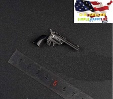 1/6 Cowboy black Revolver Weapon pistol agent for hot toys 12" figure  USA  