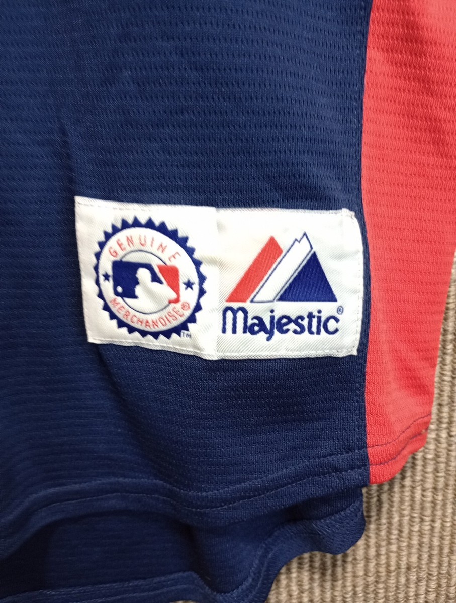 Maillot MLB Atlanta Braves Majestic – Jason Heyward, Taille XL, Bleu, Occasion