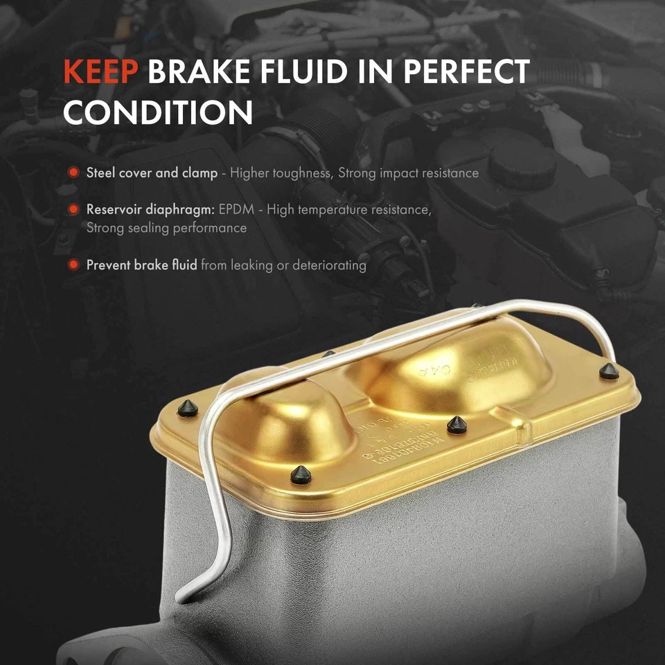 Cilindro maestro de freno con depósito para Jeep Cherokee Buick Cadillac Oldsmobile Foto 3 de 4