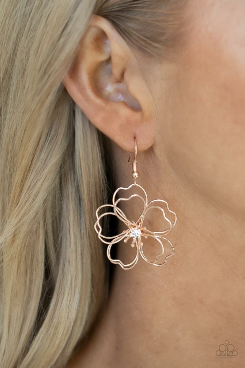 Paparazzi petal earrings deals