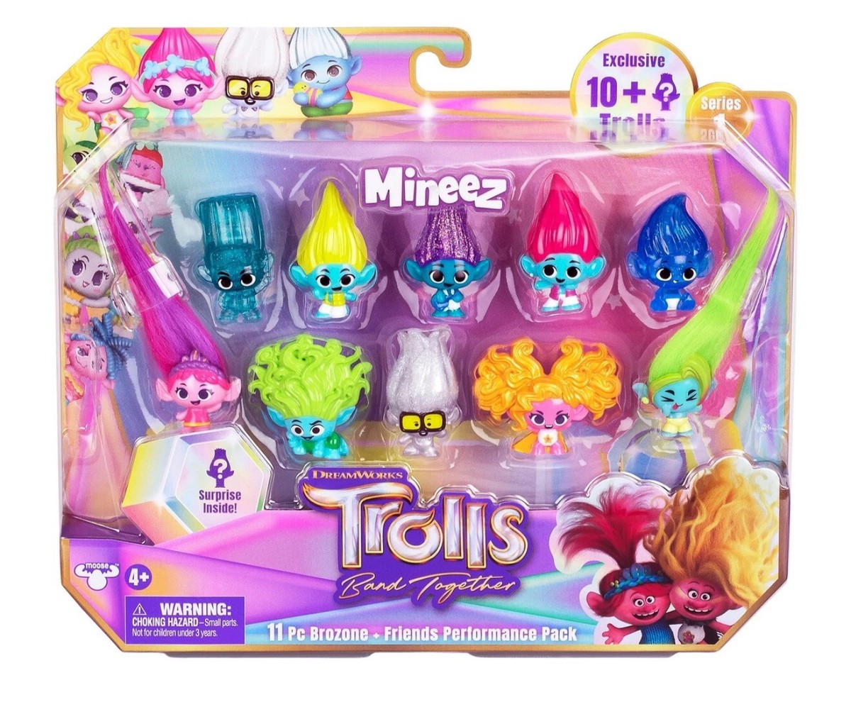 DreamWorks Trolls Band Together Mineez 11pc Brozone + Friends 1.5