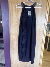 Ralph Lauren Womens Ruffled Embellished Sheath Dress Retail Over $100 NWT