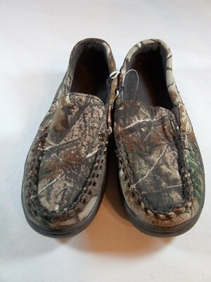 Realtree Boys Camo Slipper House Shoe with Memory Foam Indoor