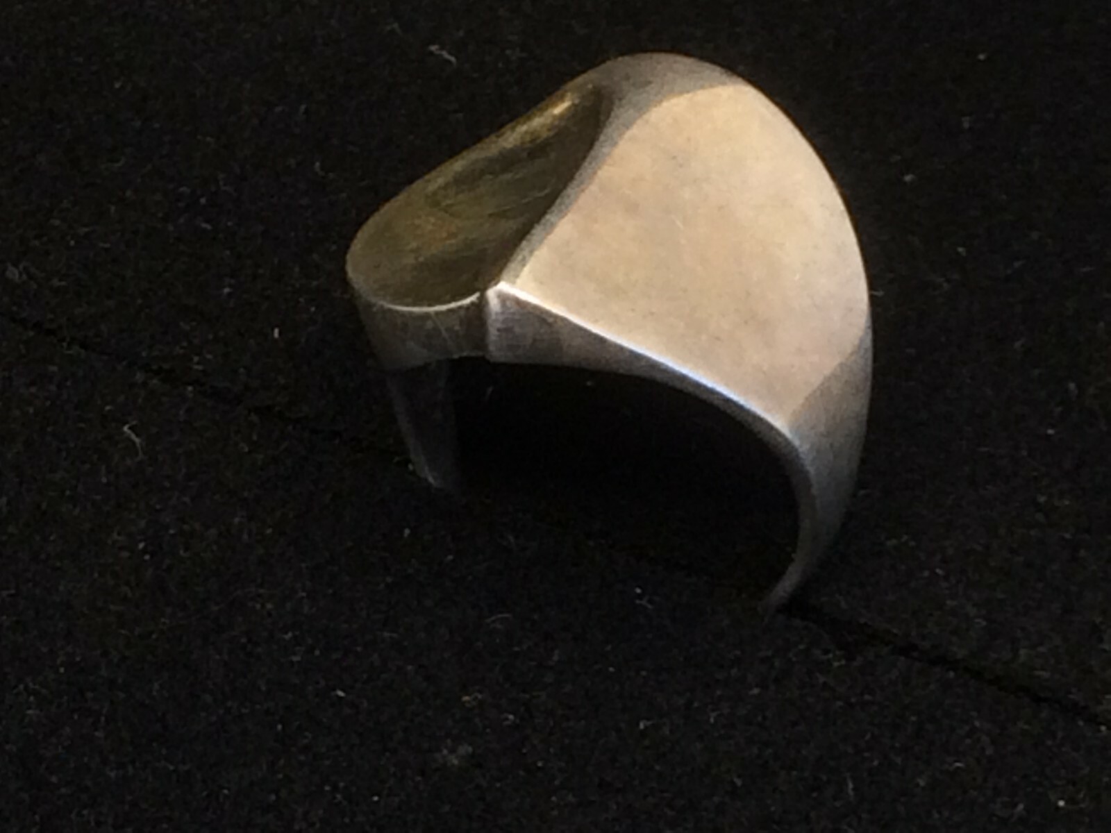 Solid 925 Hallmarked Silver Silver Ring 7g! 18mm … - image 3