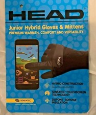 HEAD JR Hybrid Touchscreen Gloves w/ Dupont Sorona Insulation-Choose Sz  Color