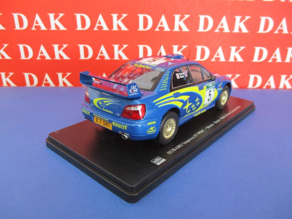 Die cast 1/24 Modellino Auto Subaru Impreza S7 WRC Rally New Zealand 2001 Burns - Immagine 4 di 4