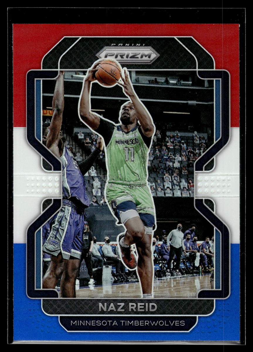Naz Reid 2021 Panini Prizm Red White Blue RWB Prizm Card #229 | eBay