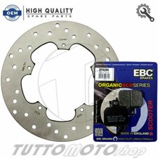KIT DISCO FRENO POSTERIORE + PASTIGLIE EBC PIAGGIO X9 500 EVOLUTION 2003 - 2007