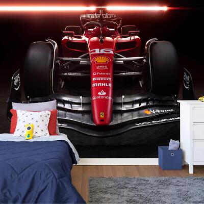 Formel 1 Autorennen Gaming Jungen Tapete Wandbild Abnehmbar Abziehbar Abziehen & Kleben