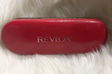 Vintage Retro Red And Black Revlon Hardshell Eyeglass Glasses Case
