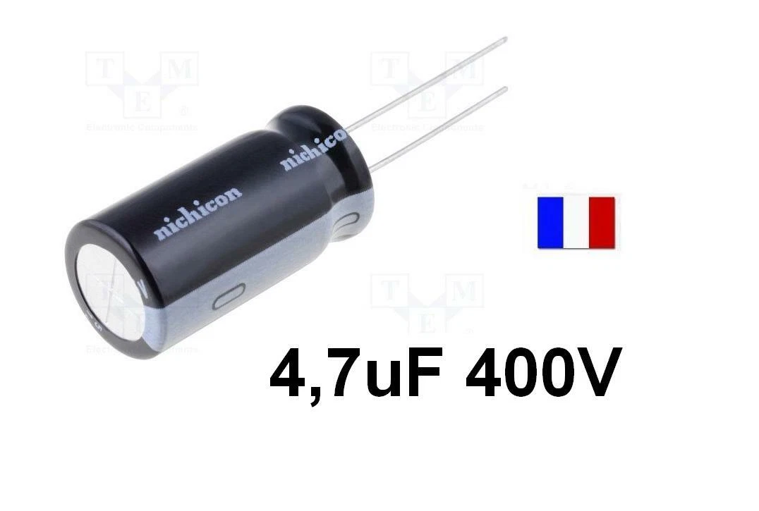 Condensateur chimique panasonic (low esr) radial 10uf 25vdc 4x7mm 105 ° c à Condensateur chimique panasonic (low esr) radial 10uf 25vdc 4x7mm 105 ° c à
