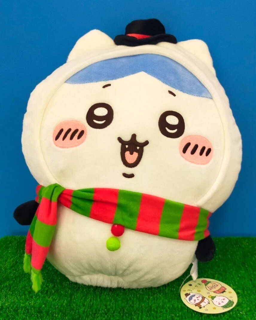 Chiikawa Christmas Hachiware Big Plush Doll Stuffed Toy Parade NEW
