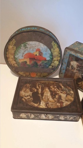 Antike Vintage Blechdosen Dose Tin Box Sammelbox 40er 50er Jahre - Bild 5 von 10