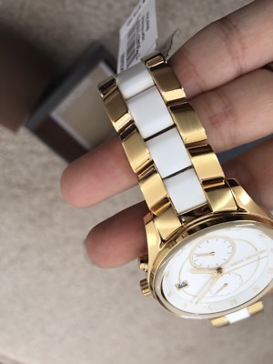 MICHAEL KORS 時計 Authentic Michael Kors Women's Runway Rose Gold-Tone Watch MK5661