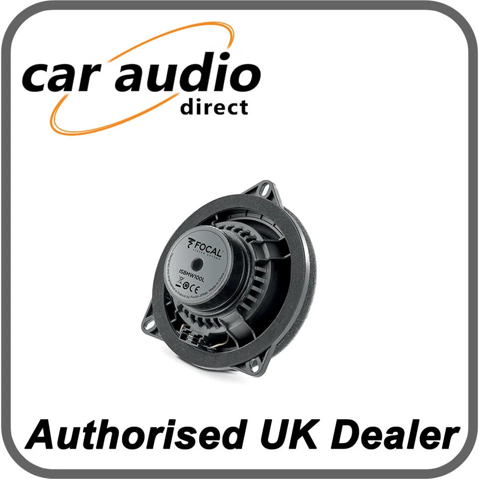 Focal ISBMW-100L - Custom Fit 4" 2-Way Slim Component Speakers 80W for BMW - Image 3 of 3