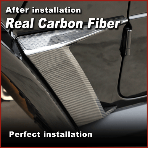For Benz G Wagon W463 W464 G500 G63 Real CARBON Side Fender Vent Splitters - Picture 4 of 11