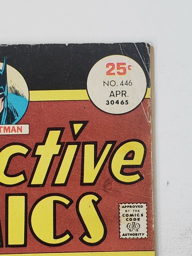 Detective Comics 446 Batman Hawkman Edad de Bronce 1975 - Imagen 6 de 12