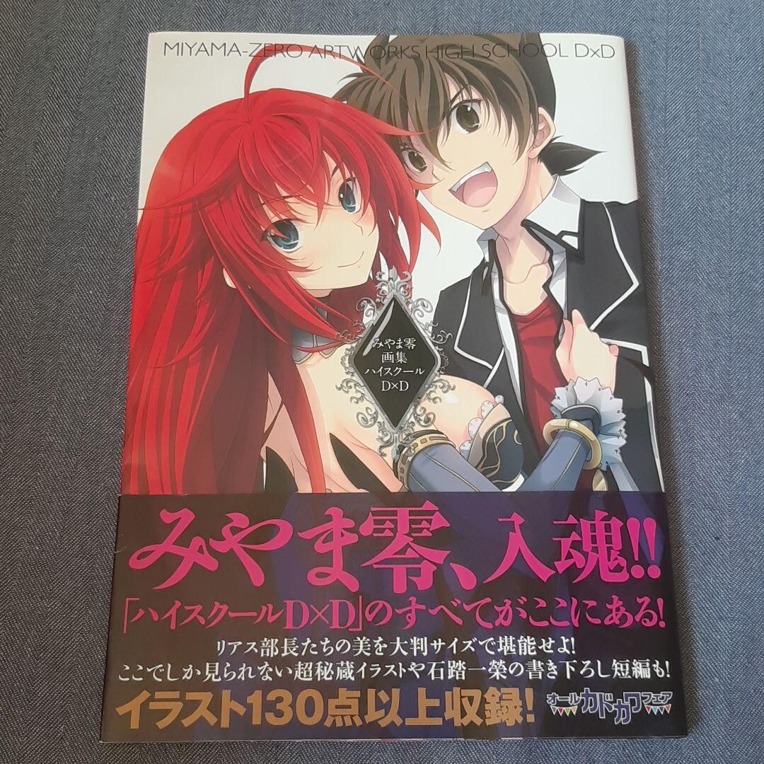 みやま零画集 ハイスクールD×D ART BOOK JAPANESE High School DxD Miyama Zero Art Book | eBay