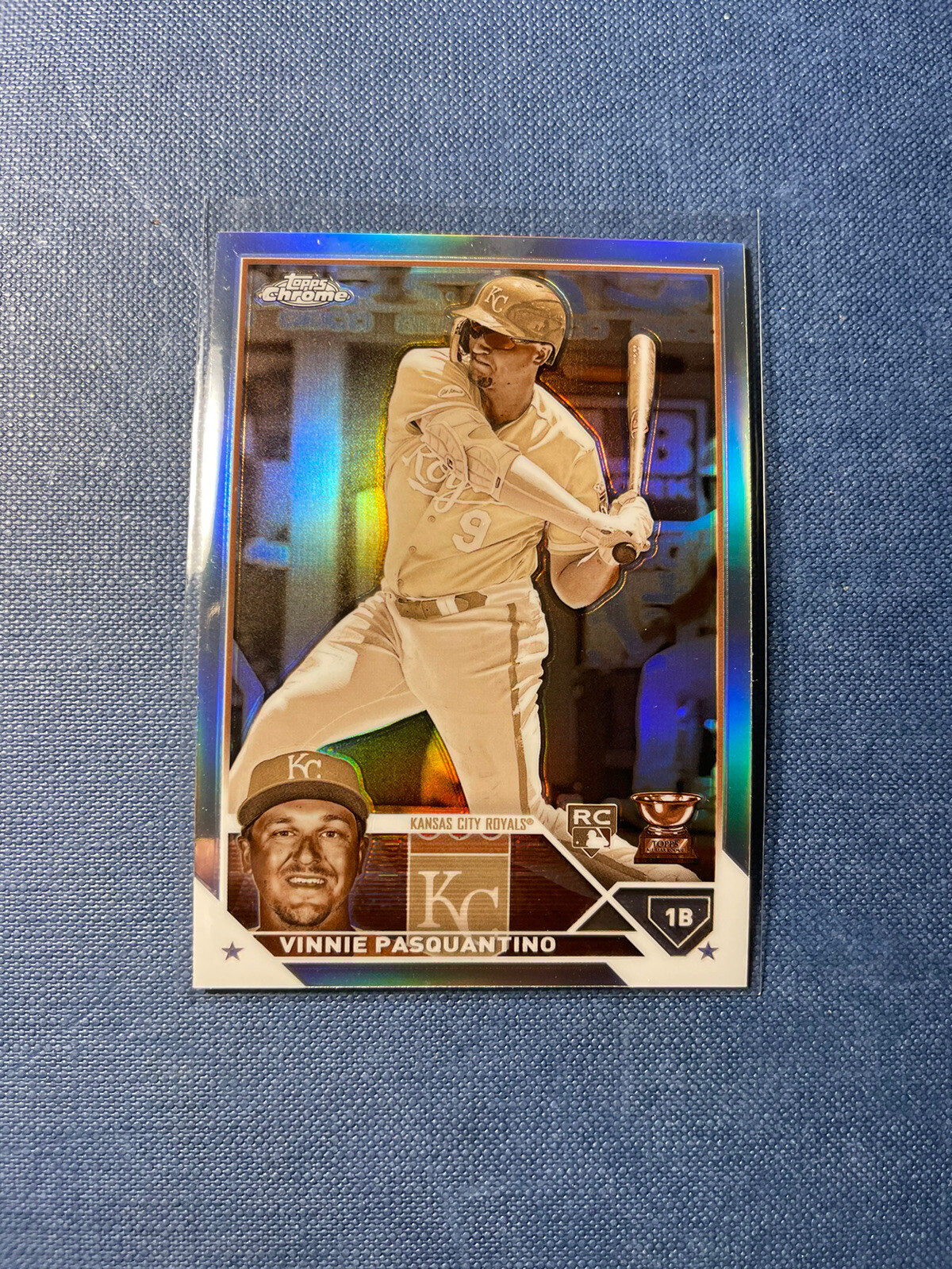 2023 Topps Chrome Vinnie Pasquantino #119 Rookie Sepia Refractor Royals RC