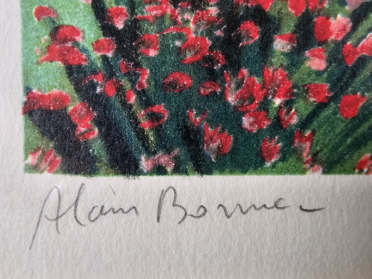 ART - VTG Signed Alain Bonnec - Limited Edition Lithograph 25x21