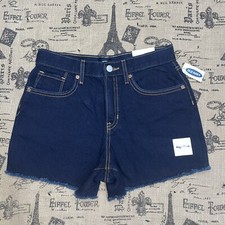 Old Navy NWT Girls Adjustable High Rise Denim Cut Off Short Size 14