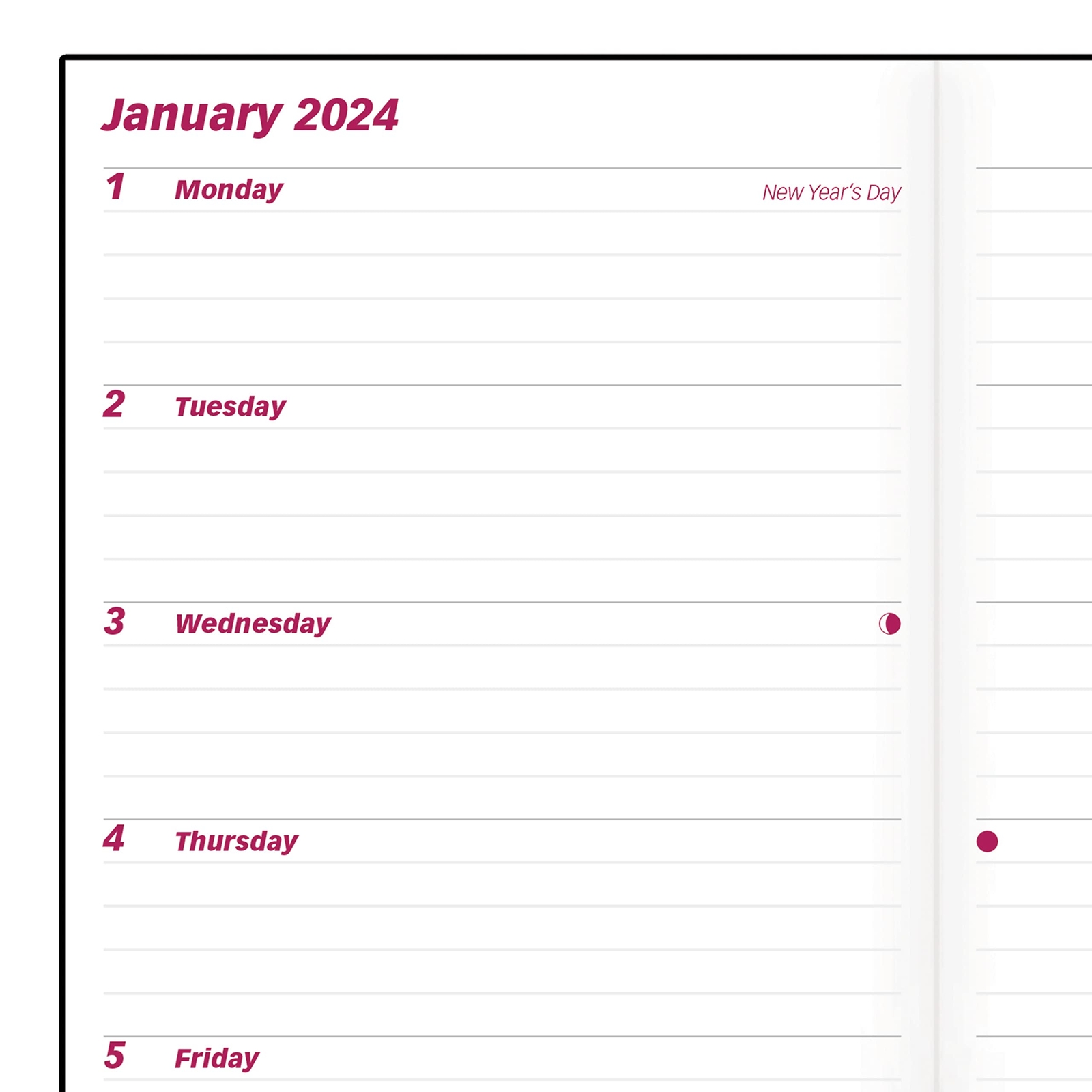 Brownline 2024 Essential Two-Week Pocket Planner 12 Months January to Decembe...