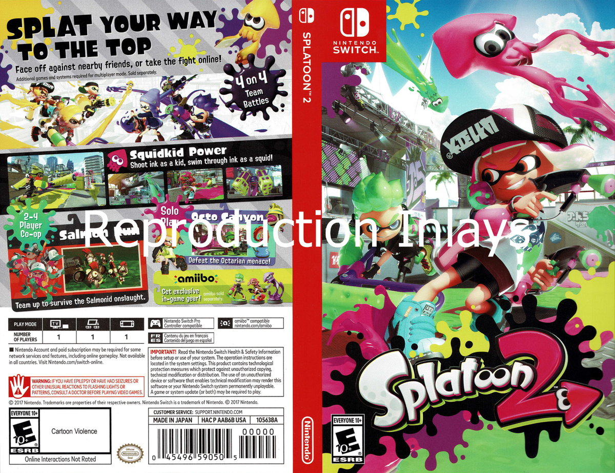 Nintendo Switch - Splatoon 2 VGA 95 Gold for sale online | eBay UK