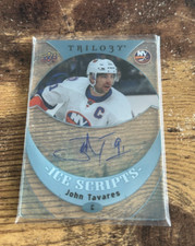 2015-16 Upper Deck Trilogy Ice Scripts John Tavares #IS-JT Auto