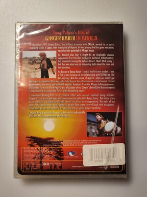 GINGER BAKER] In Africa (DVD, 1971) CREAM DRUMMER STORY
