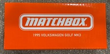 Volkswagen Golf MK3 1995 Matchbox Mattel Creations Harlequin 2024, sellado de fábrica