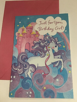 Just For You, Birthday Girl - Unicorn - Tender Thoughts American Greetings Card